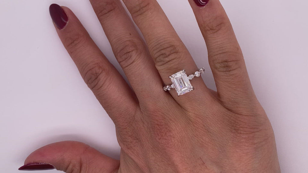 GIA Certified 4 Carat Emerald Cut Diamond Ring VVS1 Clarity G color | Emerald  cut diamond engagement ring, Emerald engagement ring cut, Emerald cut  diamond ring