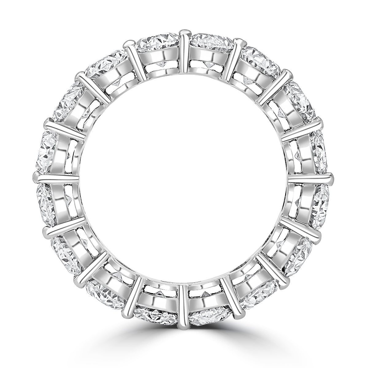 Diamond Oval Shaped Eternity Band 50 pointer 