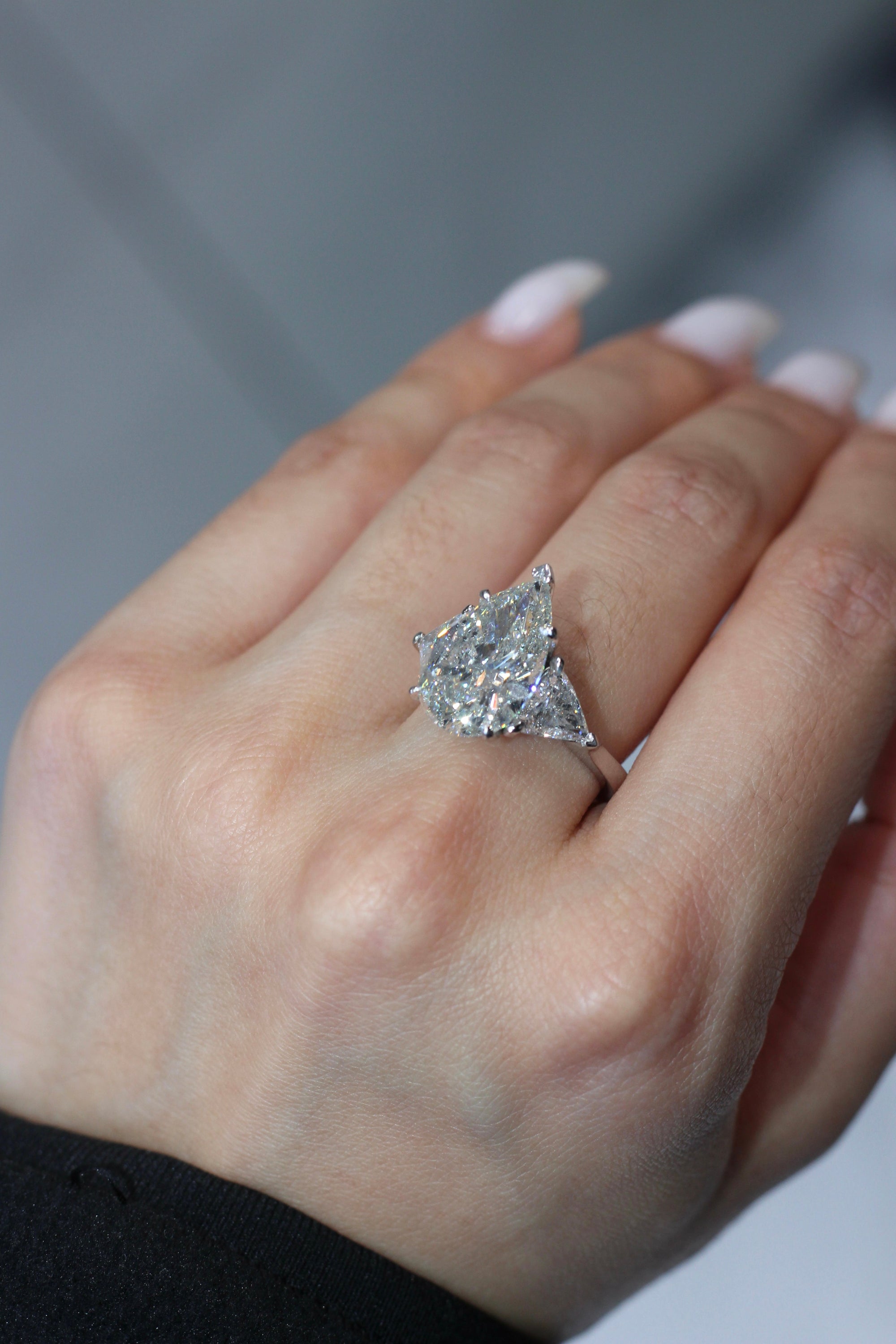 Organic Pear-Shaped Diamond Ring – Moira Patience Fine Jewellery