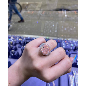 Rosa 10ct Purplish Pink Diamond Engagement Ring | Nekta New York - Ring - Mike Nekta NYC - Nekta New York